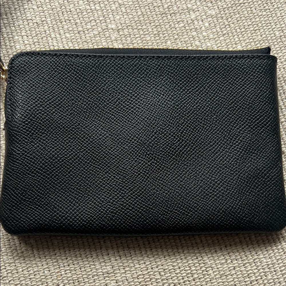 Coach Black Leather Wristlet - Picture 2 of 4